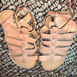 Charlotte Russe Women’s size 6 huarache style leather gladiator sandals